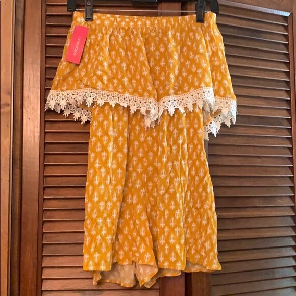 NWT Strapless Romper with Pockets - Picture 4 of 5